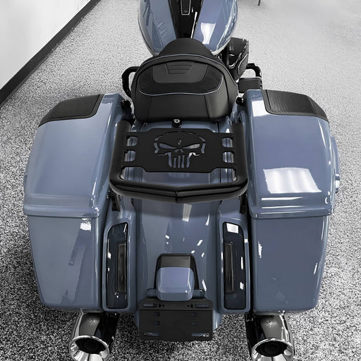 DURAFORCE Rear Detachable Luggage Rack for Harley Touring 2009-2025 Black