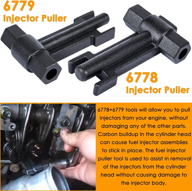 Injector Puller Tube Remover Installer Kit for GM Duramax 6.6L Engine