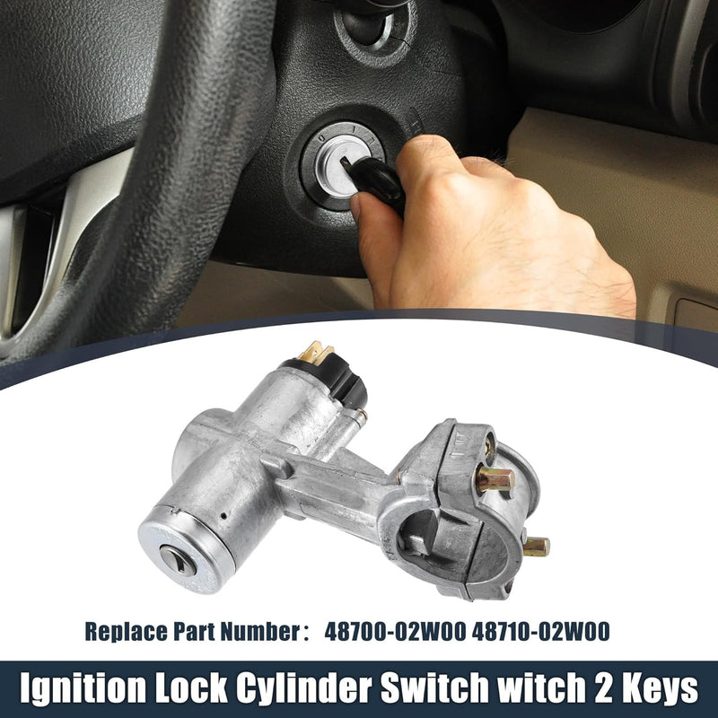 48710-02W00 Ignition Switch with Lock for Nissan 720 Pickup Base Model 1980-1985