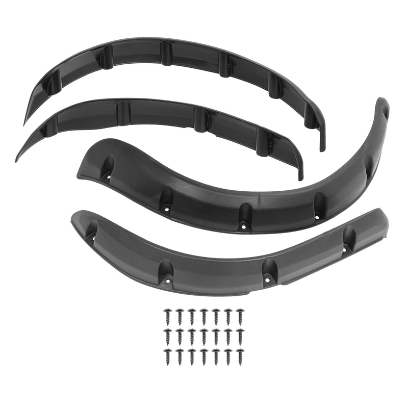 4 PCS Front and Rear Golf Cart Standard Fender Flares Set for Club Car
