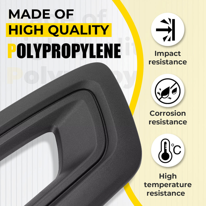 Fog Light Lamp Covers Bezels Black for Ford Transit 2020-25 Van Left Right Side