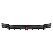 DURAFORCE Rear Bumper Diffuser Corner Spat With LED Light for Honda Civic 22-26 Black