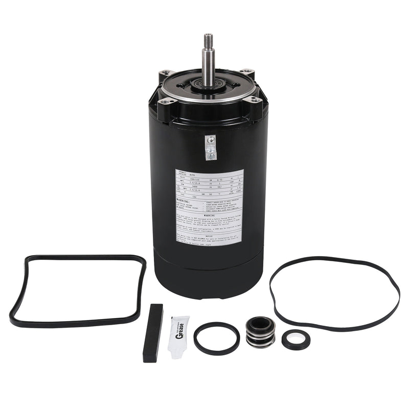 Pool Pump Motor and Seal Replacement Kit for Hayward Max Flow Super Pump