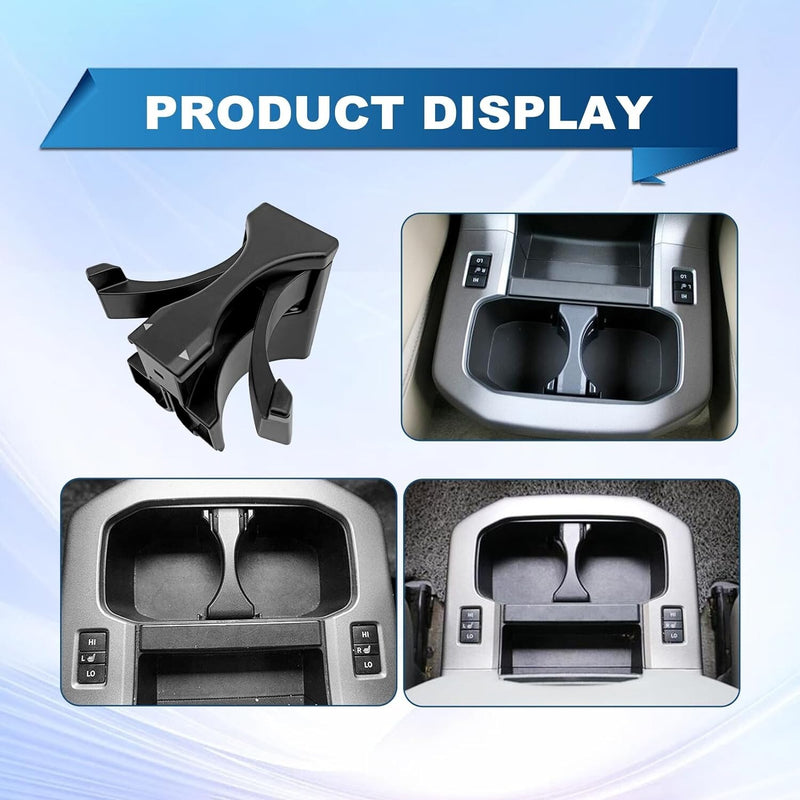 55604-35050 Center Console Cup Holder Divider Insert for Toyota 4Runner 4 Runner