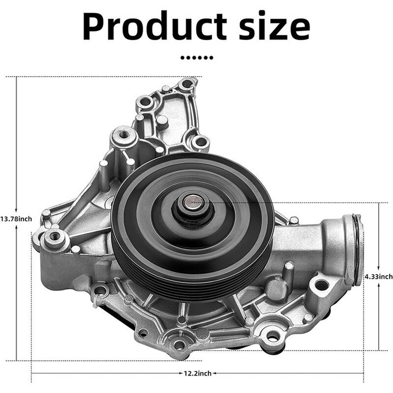 Water Pump for Mercedes E Class ML SLK C R CLK C300 GLK350 E350 Mercedes-Benz