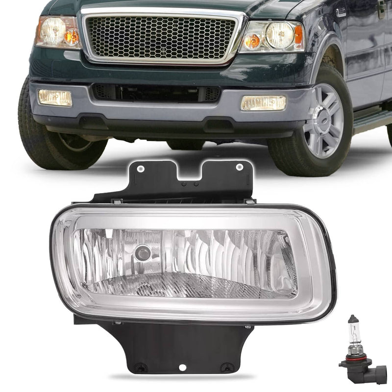 DURAFORCE Right Fog Light for Ford F150 2004 2005 2006 Lincoln Mark LT 2006 With Bracket