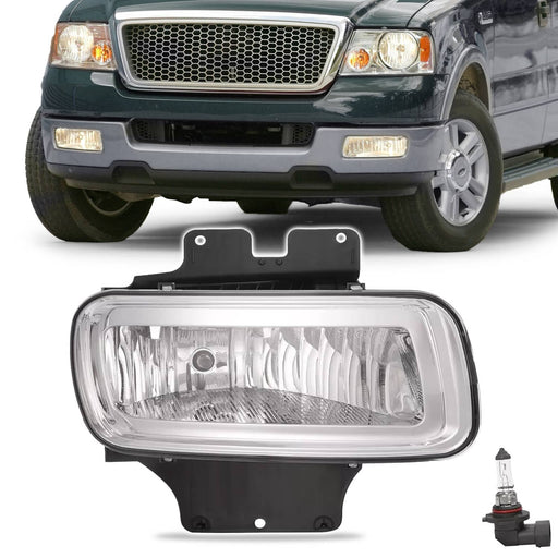 DURAFORCE Right Fog Light for Ford F150 2004 2005 2006 Lincoln Mark LT 2006 With Bracket