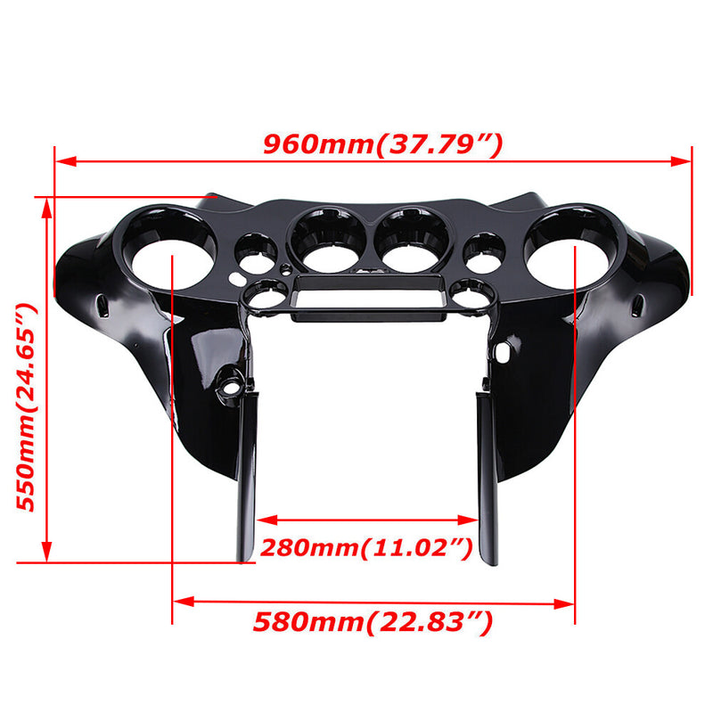 Front Batwing Inner Fairing for Harley Touring Electra Street Glide 1996-2013