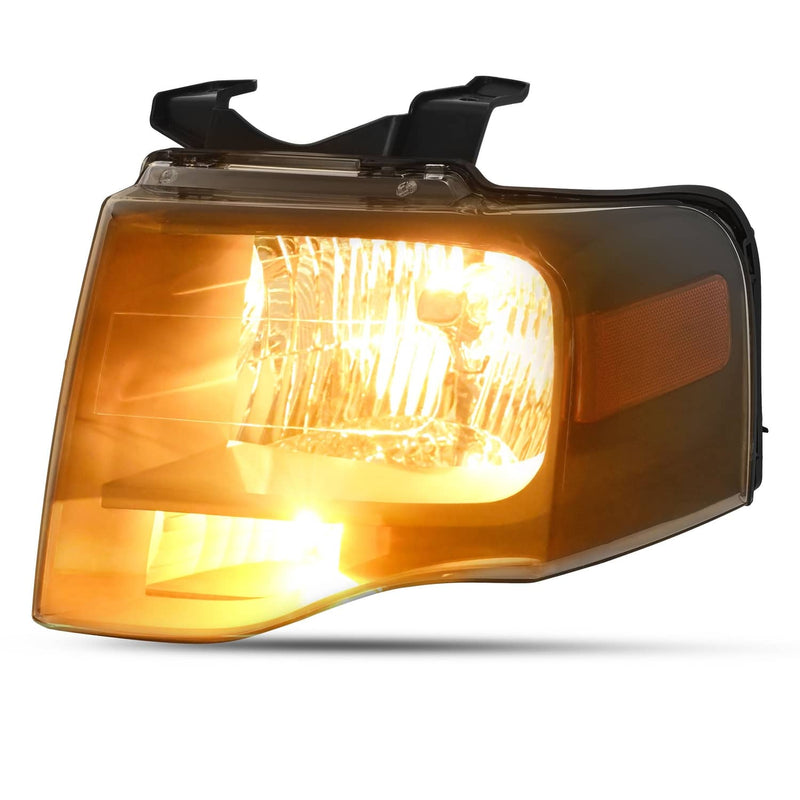 DURAFORCE 7L1Z13008DB Headlight Left With Bulbs for Ford Expedition 2007-2014