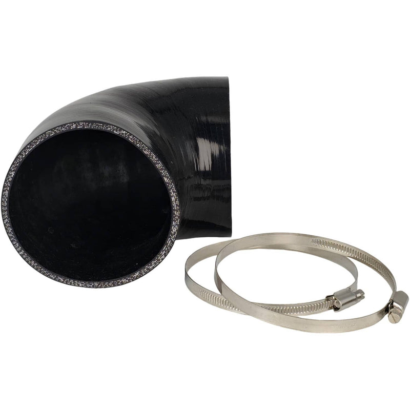 DURAFORCE 9781 4" 90 Degree Boot 3 Ply Elbow Coupler Silicone Hose 4.5 Mm