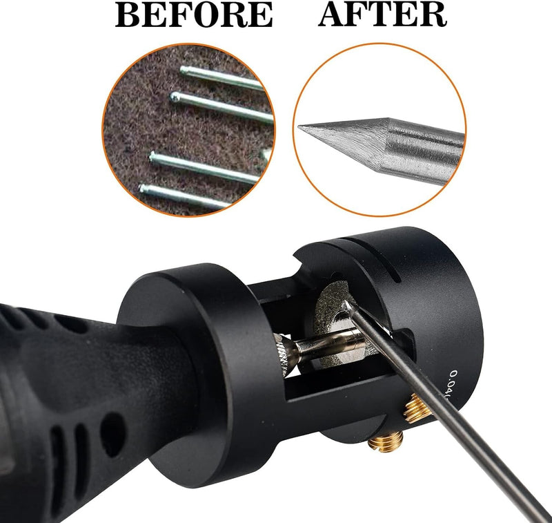 Tungsten Grinder Sharpener Multi-Angle Offsets Head Tool for TIG Welding