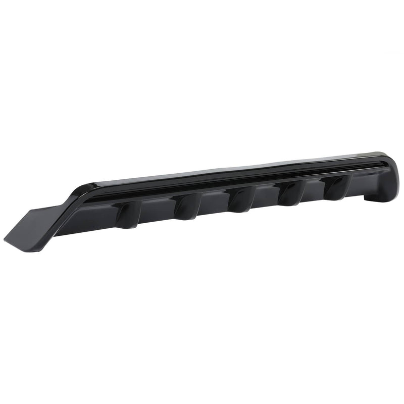 DURAFORCE Shark Fin Rear Bumper Diffuser Glossy Black for Toyota Camry SE XSE 2018-2023