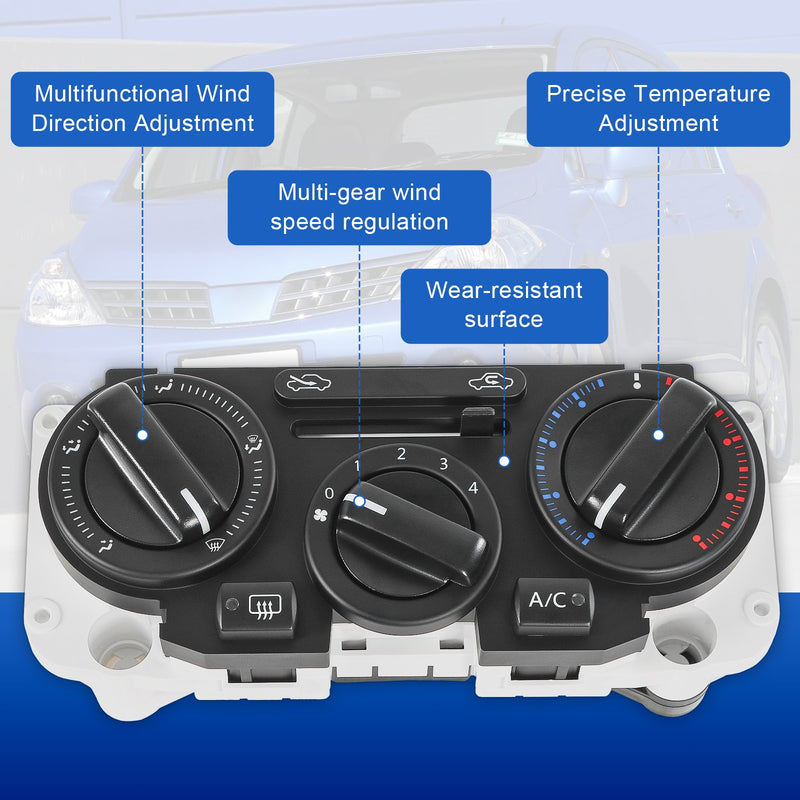 27510-ED50A A/C Control Panel Switch Button for 2004-2011 Nissan Versa Tiida