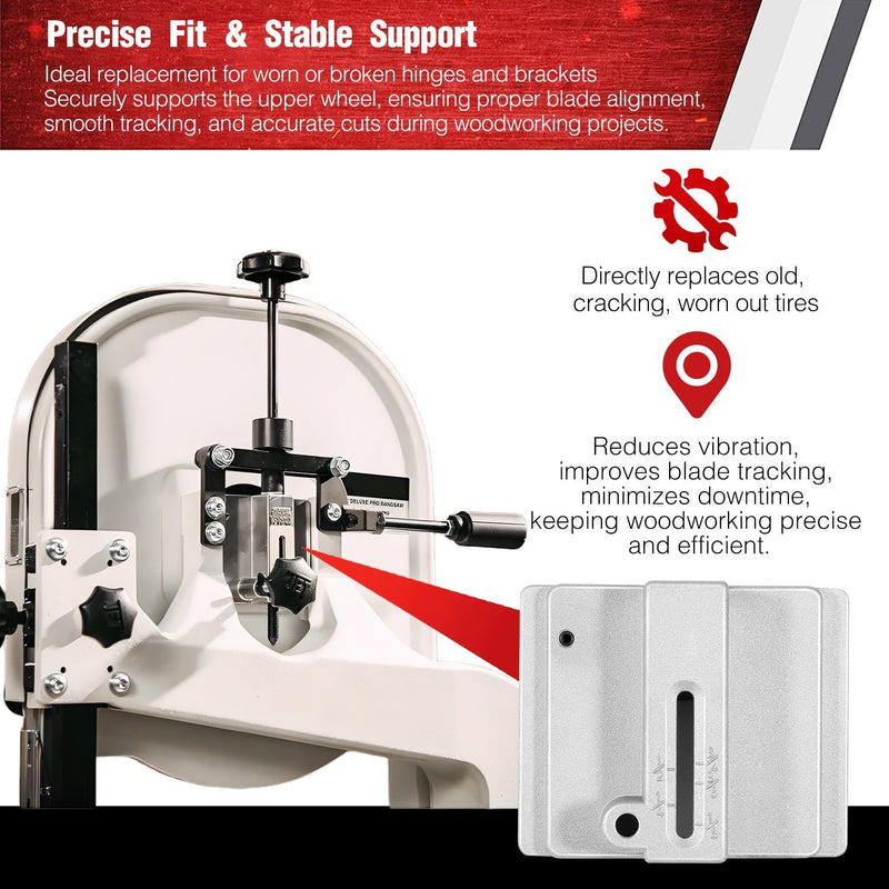14-Inch Cast Iron Bandsaw Replacement Kit Alloy Upper Wheel Hinge Bracket