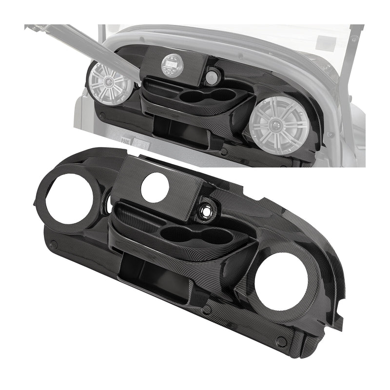 Carbon Fiber Style Dashboard Cover for Club Car Precedent Radio Dash