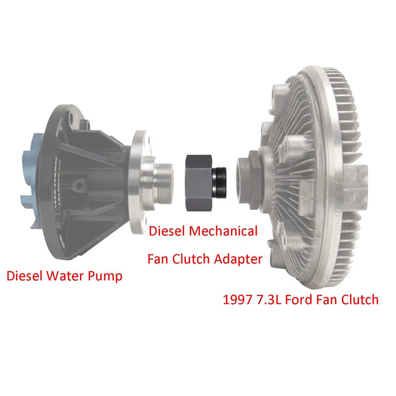 Fan Clutch Adapter for Ford 6.0L to 7.3L Powerstroke Diesel Mechanical 2003-2007