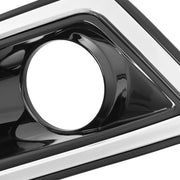 DURAFORCE Fog Light Trim Bezel Cover for Ford Edge 2015-2018 Left Right Pair
