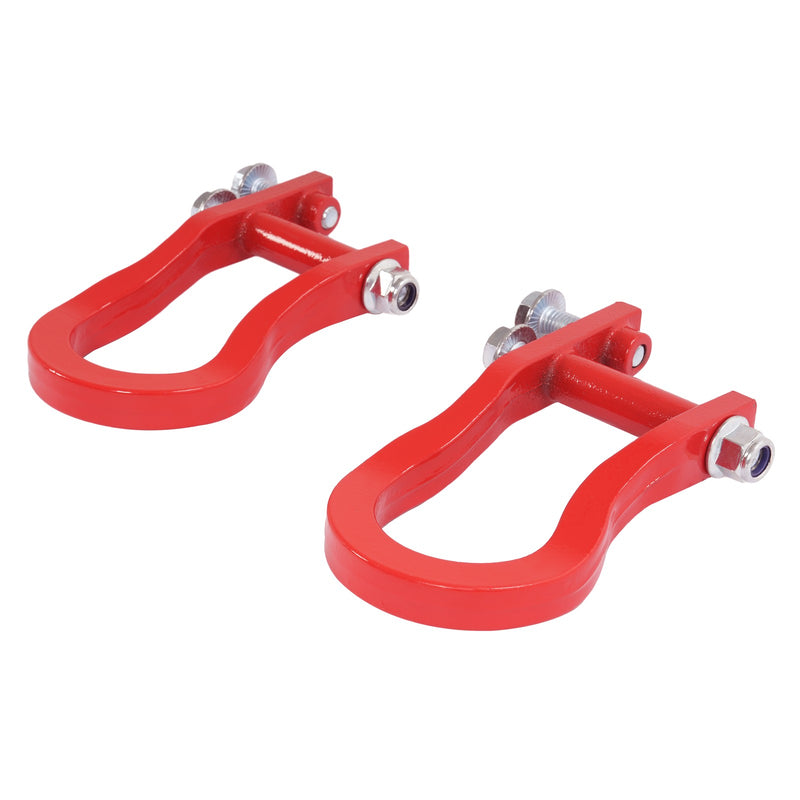 84192871 Red Tow Hook for Chevrolet Silverado for GMC Sierra 1500 2007-19 2pcs