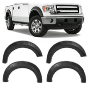 DURAFORCE Pocket Riveted Wheel Fender Flare for Ford F150 F-150 Styleside 2009-2014 4PCS