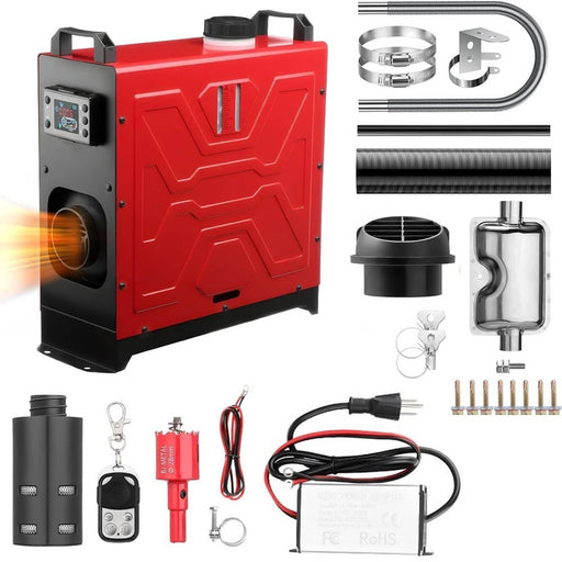 DURAFORCE 8KW Diesel Air Heater 12V 24V APP Bluetooth 110V AC Adapter for Car RV