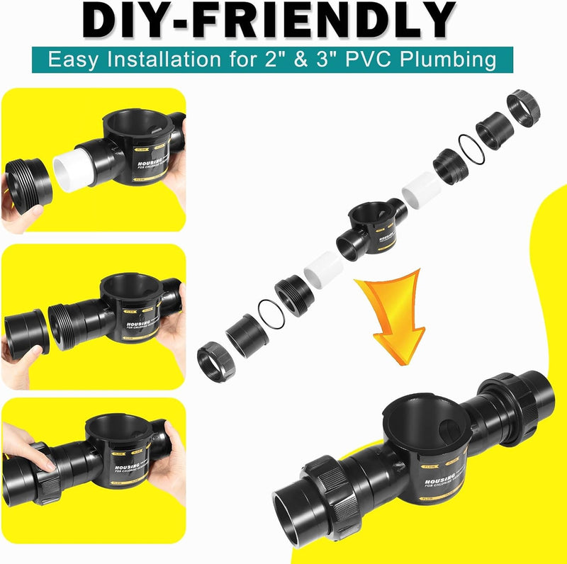 R0694000 Replacement Housing With Unions for Jandy TruClear 11K