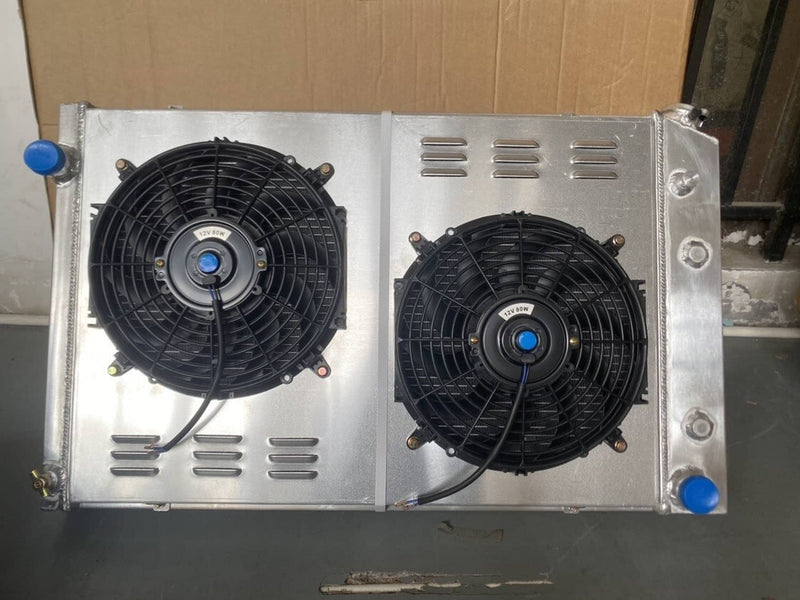 4 Row Core Radiator Fan Shroud for Chevy GMC C10 C20 C30 Pickup Truck 1973-1987