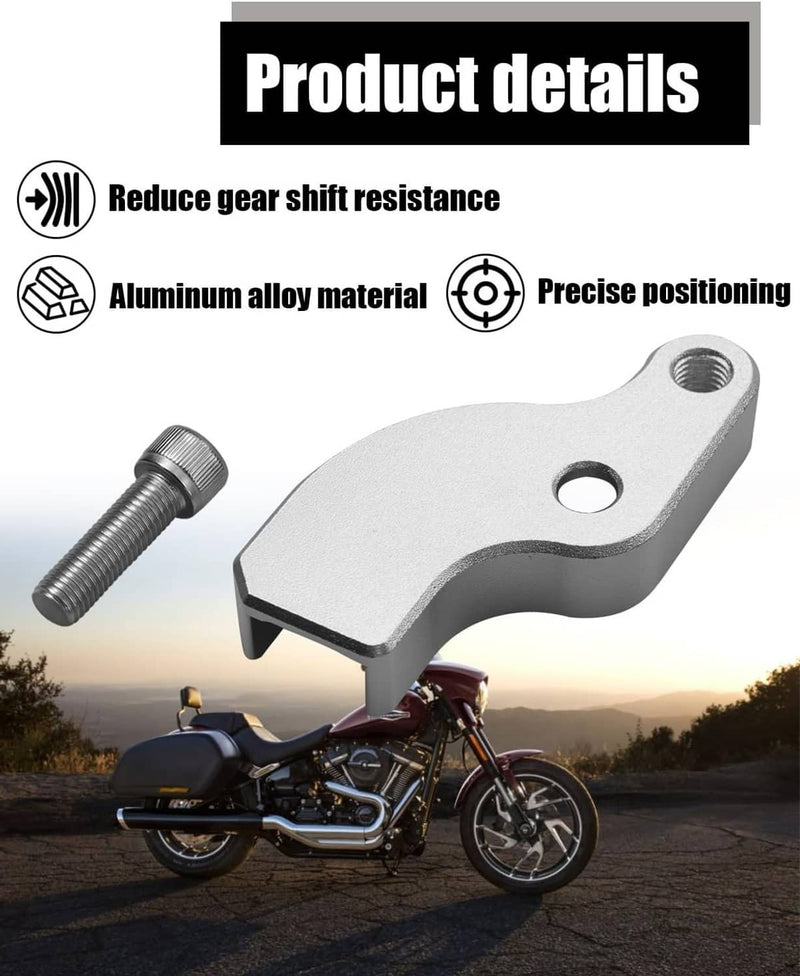 Chrome Gear Shift Neutral Assist Bracket for Harley Softail FLFB Touring Glide