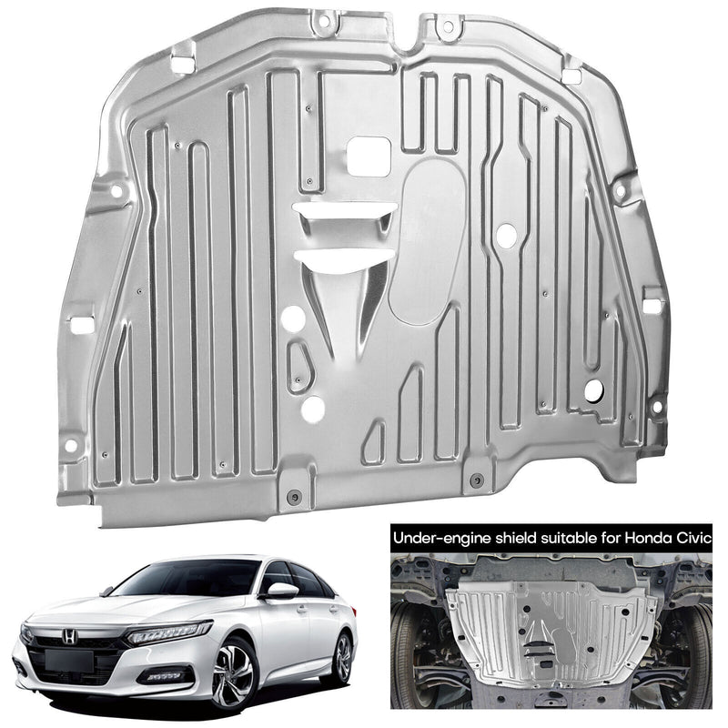 Front Engine Splash Guard Under Car Shield Cover for Honda Civic 16-21
