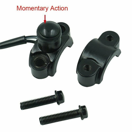 DURAFORCE 7/8 in ATV Motorcycle Handlebar Kill Switch Horn Momentary Action Push Button