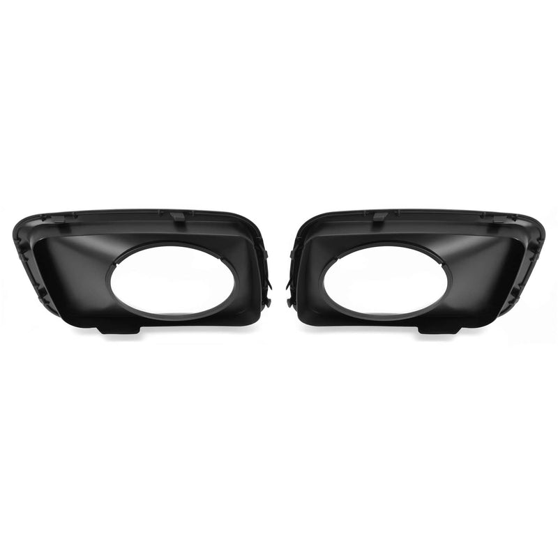 DURAFORCE Fog Light Trim Cover for Honda Pilot 2009 2010 2011 Black Driver & Passenger