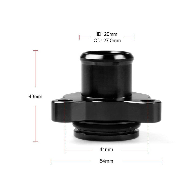 11537541992 Coolant Water Hose Fitting for BMW N55 N54 N53 N52 N20 11537544638