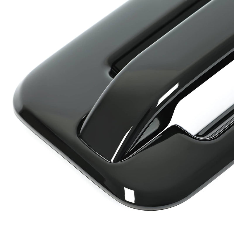 DURAFORCE Black Painted Door Handle Covers with Keypad for Ford F150 Crew Cab 2004-2014