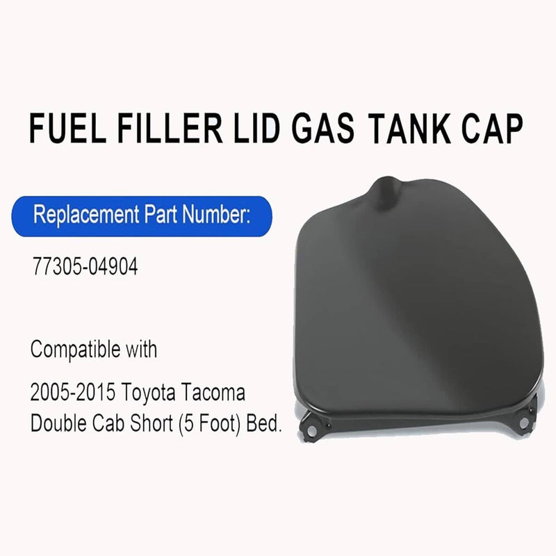 77305-04904 Fuel Gas Door Cap for Toyota Tacoma Double Cab Short Bed 2005-2015