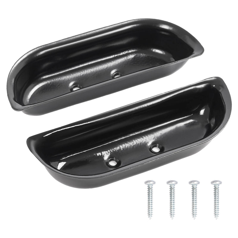 Steel Door Handle Cups for Ford F100 F150 F250 1973-1979 Bronco 78-79 Pair
