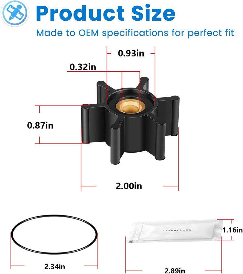 49-16-2771 Impeller O-Ring Service Kit for Milwaukee M18 Transfer Pump 2771-20