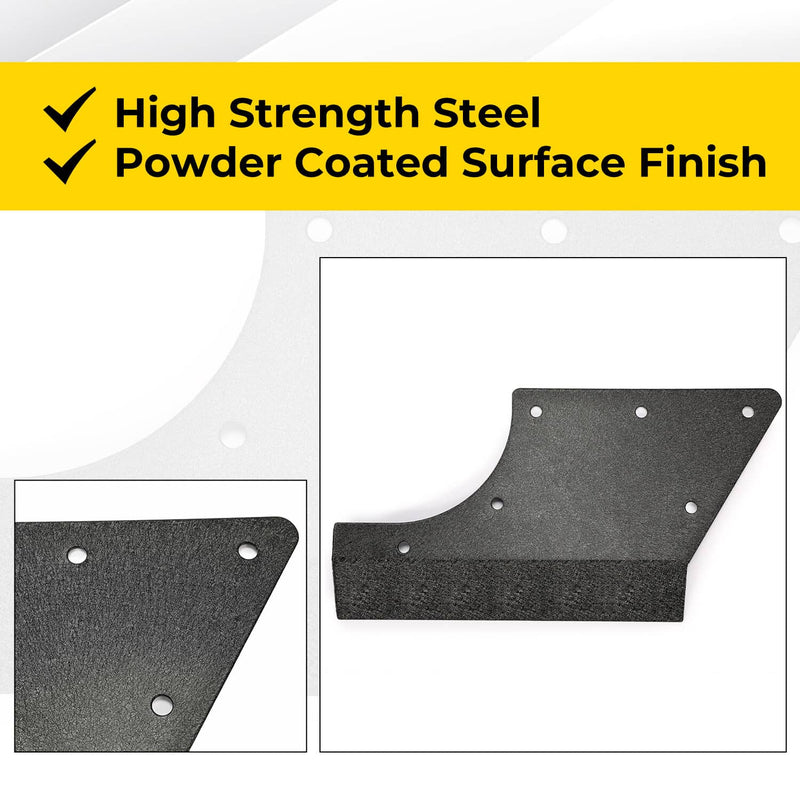 DURAFORCE Body Armor Cladding Guard Set for Jeep Wrangler JK JKU 4 Door 2007-2018