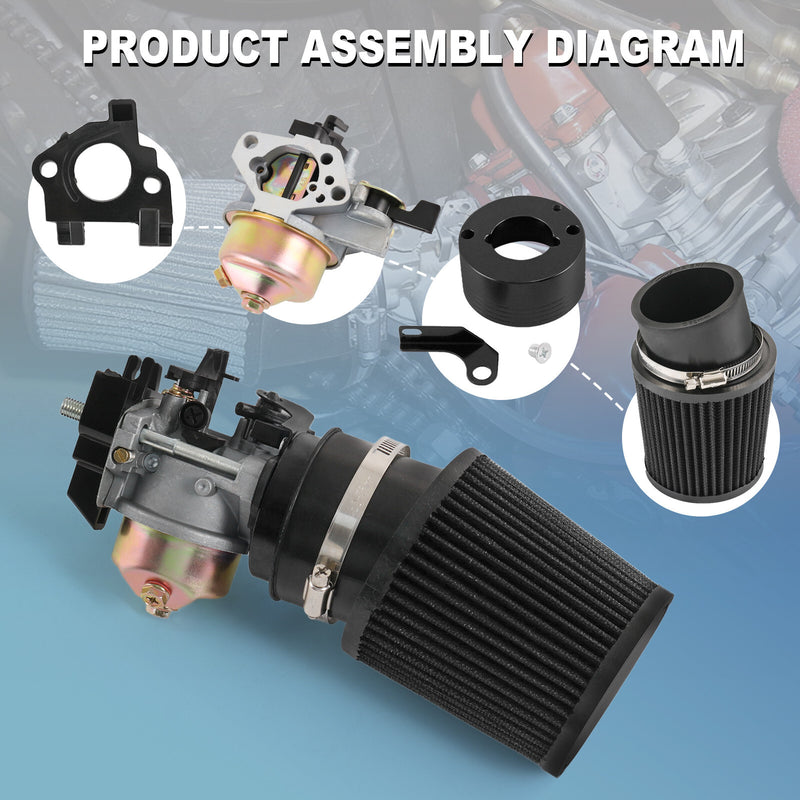 Air Filter Adapter Jet Kit for Predator 301cc 420cc 389cc 13hp 15hp