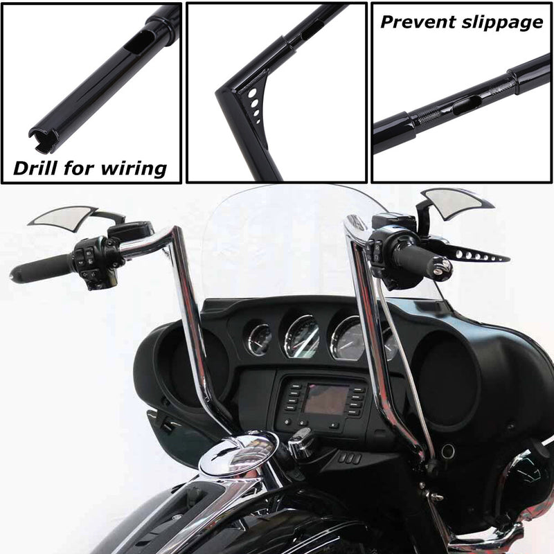 16" Monkey Bagger Meathook Bar Handlebar for Harley Electra Street Glide FLHT