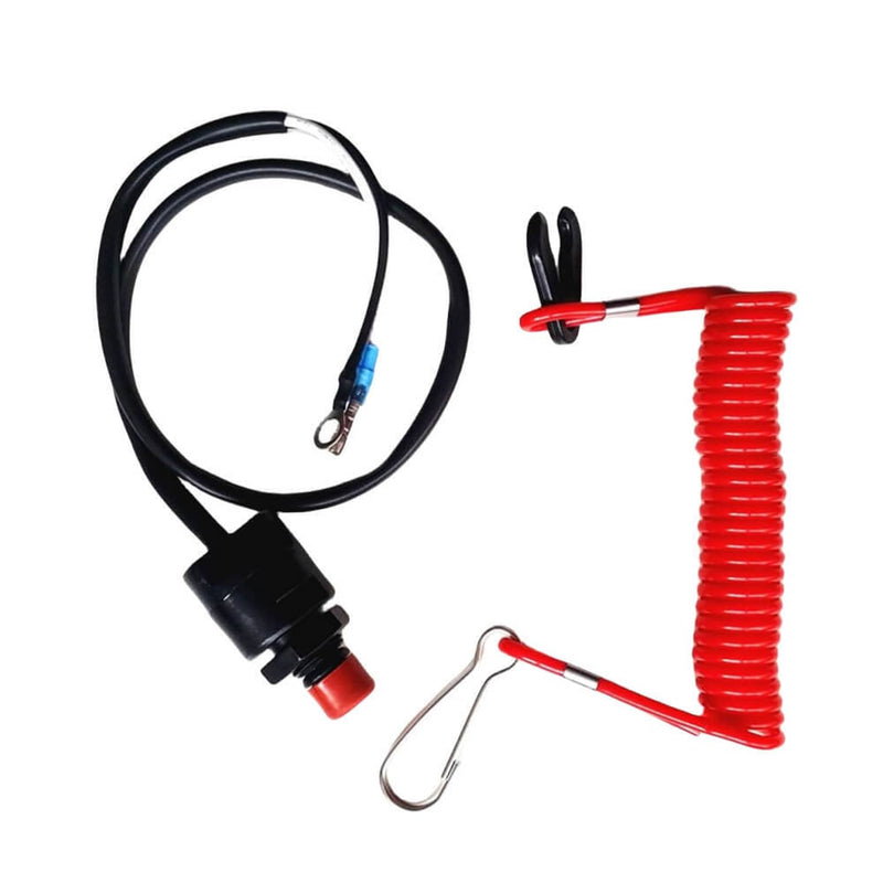 DURAFORCE 63V-82575-00 Kill Stop Switch Safety Lanyard for Yamaha Outboard 6E9-82575-02