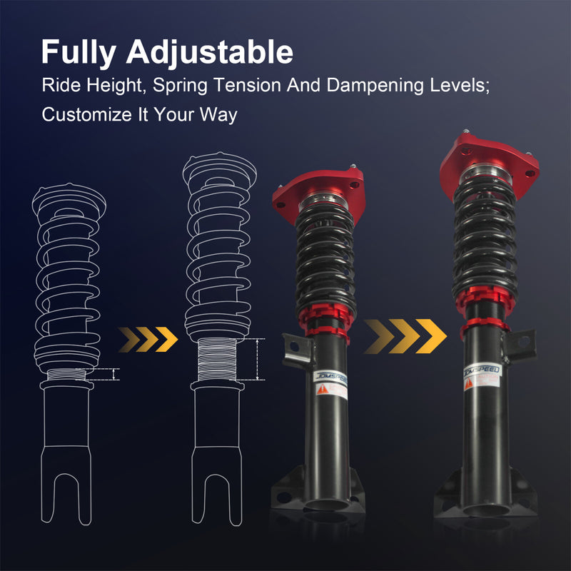 4PC Full Coilovers Suspension for 08-14 Mercedes-Benz C-Class W204 C250 C350 RWD