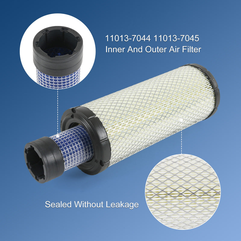 2 Set Air Filter for Kohler Kawasaki 2508301-S 2508304-S 11013-7020 11013-7019