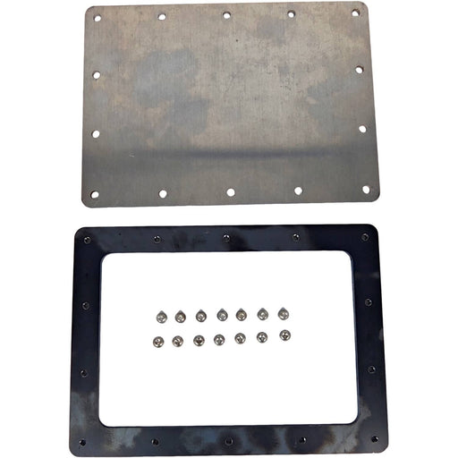 DURAFORCE Fuel Pump Access Panel for Camaro Firebird 82-97 Aluminum Lid Steel Base