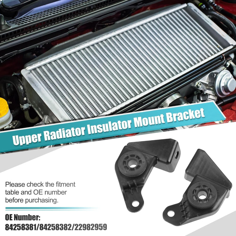 84258381 Radiator Upper Bracket Passenger Side for Chevrolet Malibu 2Pcs