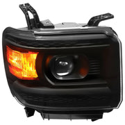DURAFORCE Projector Headlights for GMC Sierra 1500 2500HD 3500HD 2014-2015 Pair