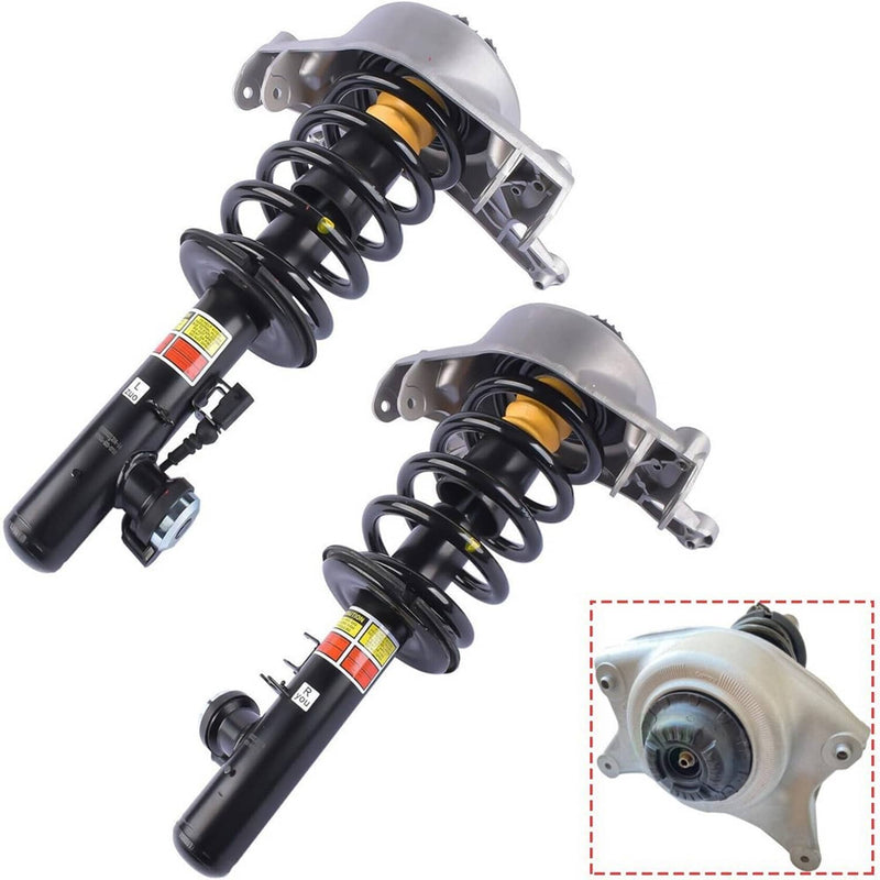 2Pcs Front Left Right Shock Struts Assembly w/Electric for Audi Q5 SQ5 09-17