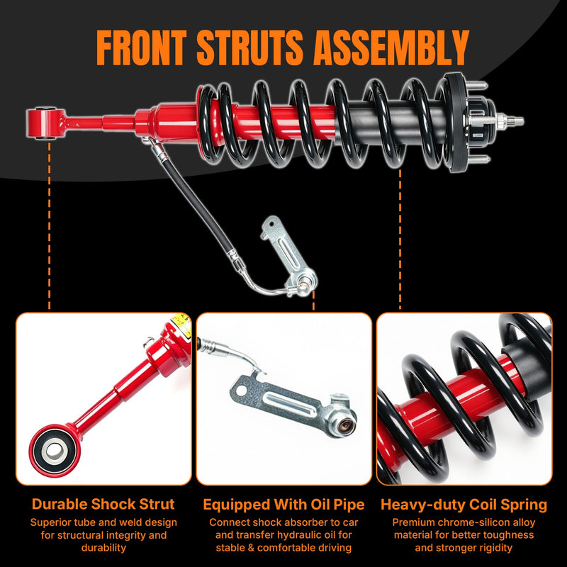 2Pcs Front Shock Strut Spring Assembly for Toyota 4Runner Limited 4WD