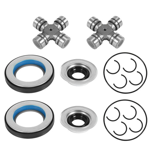 DURAFORCE Front Axle Seal Greaseable U Joint Kit for Ford F250 F350 Super Duty 2005-14