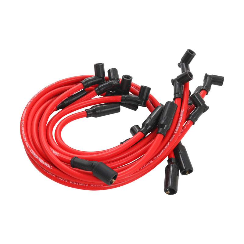 Red 10.2mm Spark Plug Wires Set for 1992-1996 Chevrolet Corvette LT1 5.7L