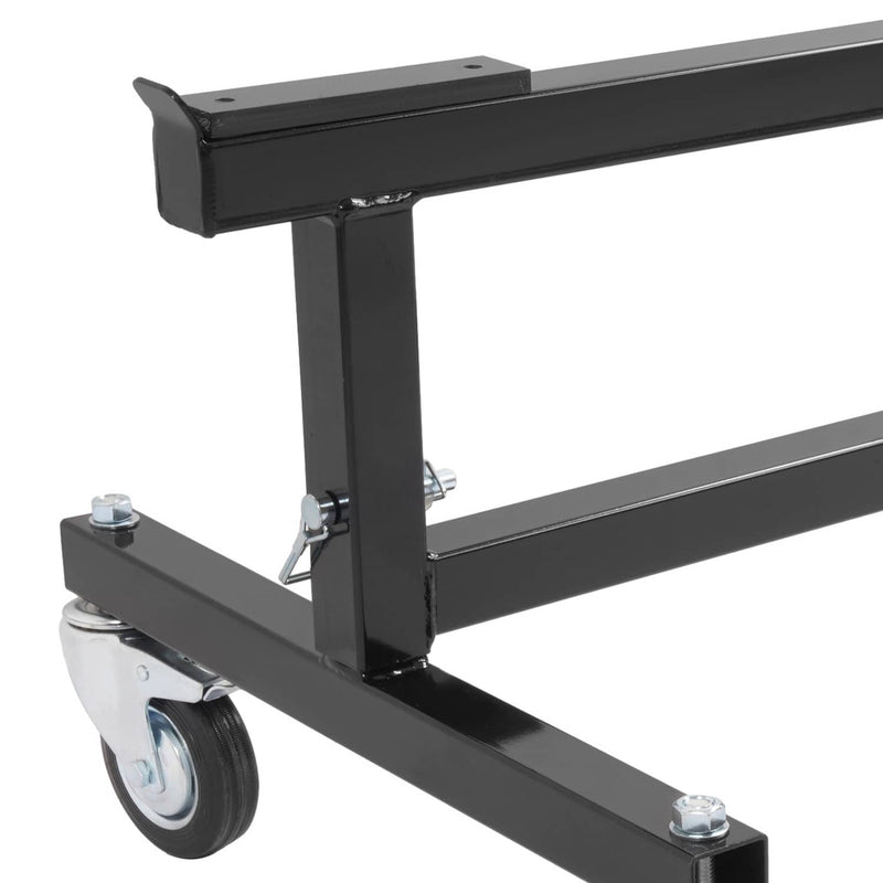 DURAFORCE Adjustable Chassis Stand for Sprint Midget Car 16-20in Locking Casters 2 Pieces