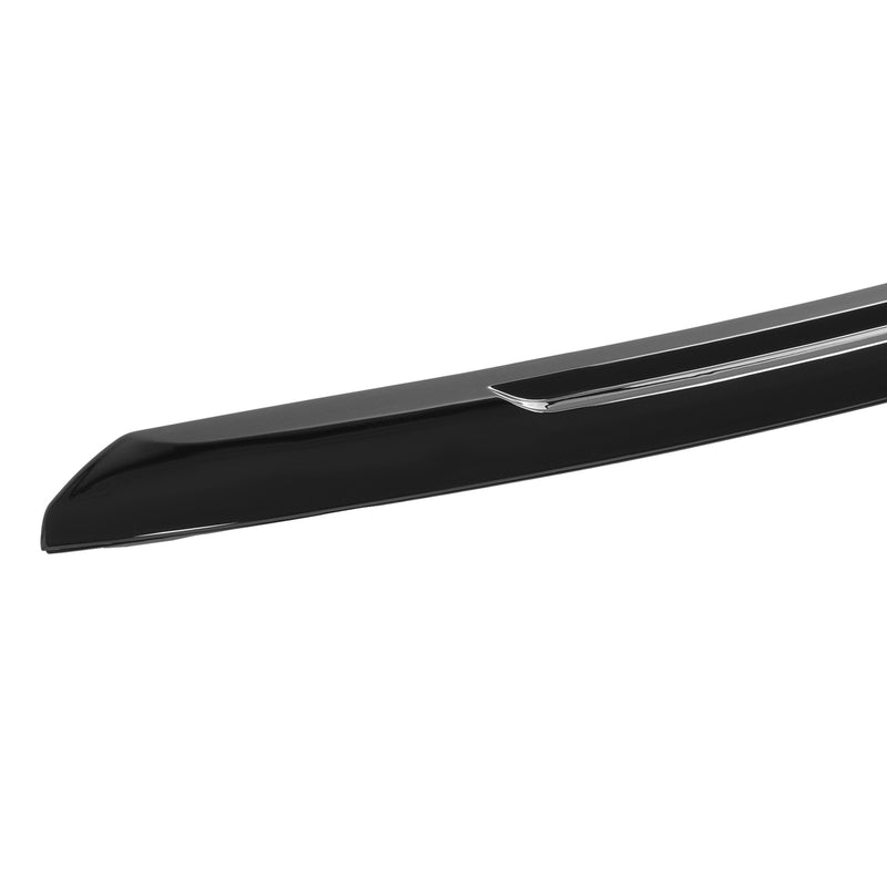 Front Upper Hood Molding Trim Cover Painted Black for GMC Acadia 2020-2023